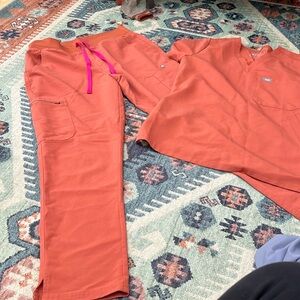 Figs terracotta scrubs limited edition